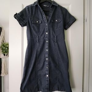 Denim Button Down Dress